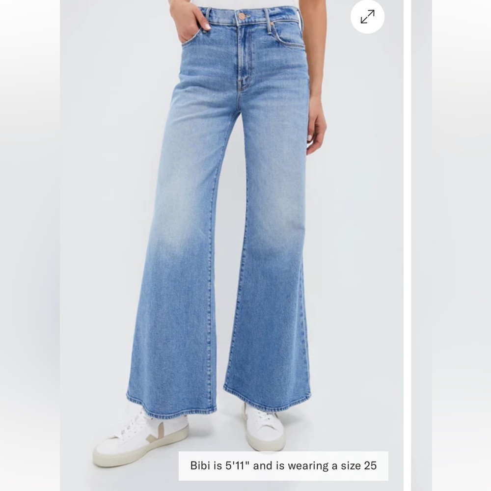 MOTHER Light Blue Flare Jeans